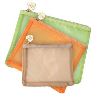 Frasier Sterling Mesh Pouch Set