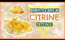 CITRINE CRYSTAL USES & MEANINGS! │STONE OF WEALTH, PROSPERITY, ABUNDANCE AND MONEY!