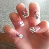 leopard nails!!<3