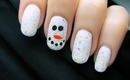 Easy Snowman Nails
