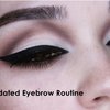 Updated eyebrow routine