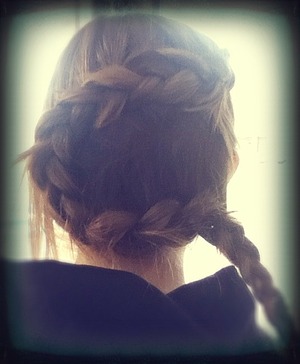 My friend does my hair at school everyday and so far this is the best one she's done! She's really good at it! 
