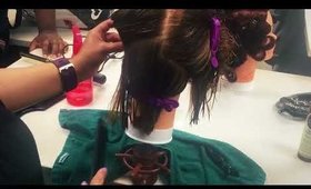 Cosmetology 45 Degree Cut Tutorial 2018