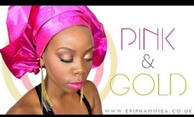 Makeup Look -- Pink & Gold Traditional Nigerian Party