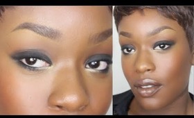 BEGINNERS Smoky EYE |Nude Lips + BRIGHT UNDER eyes