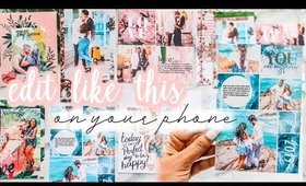 How to Edit Pictures on Your Phone Like This  [Roxy James] #PicsArt #editpics #app