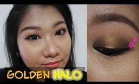 Golden Spotlight Halo Look | Jaclyn Hill Favourites Palette