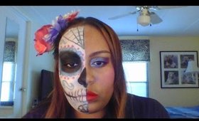 Halloween Makeup Tutorial: Day of the Dead Edition