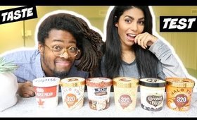 TRYING VEGAN ICE CREAM | TASTE TEST | VLOGMAS DAY 5, 2017