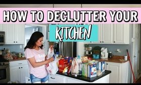 MAJOR KITCHEN PURGE | How To Declutter Your Entire Kitchen!