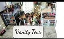 Vanity Tour & Makeup Collection on a budget | Makeupbycookie