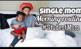 Un-Cut Morning Routine With Toddler 2020 | Single Mom & Student