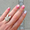 Sparkling summer manicure