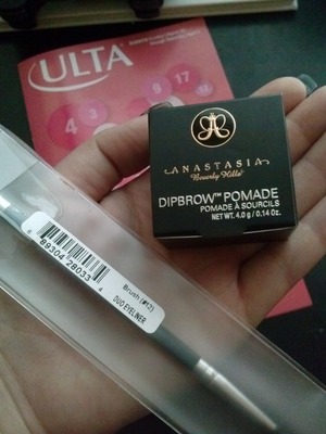 Finally got the DipBrow Pomade & #12 brush from Anastasia. Very excited to use!!