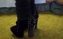 Review/Shoe opening: Fahrenheit Studded Heel Boots