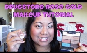 Drugstore Rose Gold Makeup Tutorial