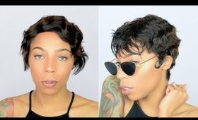 watch me transform this human hair short cut wig from divatress