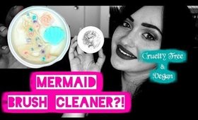 TRYING A NATURAL AND VEGAN BRUSH CLEANER! | Swirl and Sparkle Review and Demo