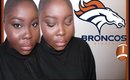 Broncos Inspired Makeup Look| SuperBowl 50| BisolaSpice
