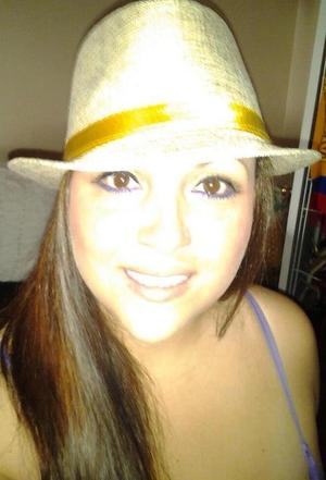 Purple with yellow eye shadow.