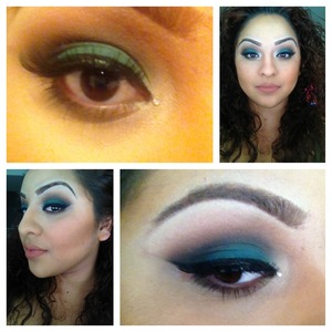 In love with this blue eyeshadow!<3