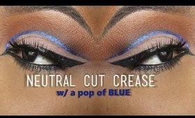 Extreme blue cut crease│Tamekans