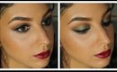 Olive Eyes & Burgundy Lips | Makeup Tutorial ♥