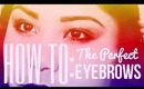 How To Get Perfect Eyebrows! | Eyebrow Routine