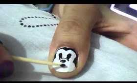 mickey mouse nail art part 1