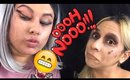 Blind fold makeup challenge | My cousin does my makeup| Part 1