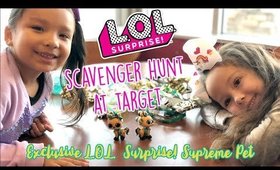 L.O.L. SURPRISE SCAVENGER HUNT | Vlogmas Day 2