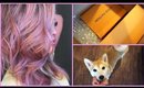 WHY I'VE BEEN GONE | WHAT MY PINK HAIR LOOKS LIKE NOW | LV UNBOXING | hollyannaeree