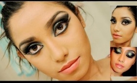 Arabic eye makeup /Pakistani, Indian bridal makeup tutorial..