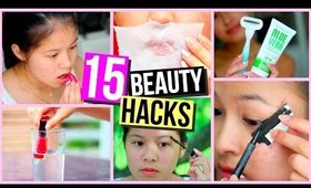 15 Beauty Hacks Every Girl Should Know! #backtoschool