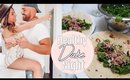 WHAT I ATE// Healthy Date Night + Dessert!