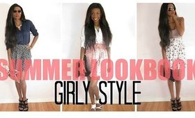 • MODE : SUMMER LOOKBOOK 2014 : 3 TENUES GIRLY  l   3 GIRLY STYLE