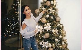 Decorating Our Home - Glam Christmas Tree 2017 | Diana Saldana