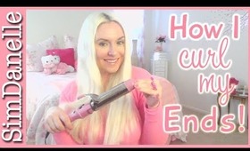 {DIY Beauty}  How I Curl my Ends | SimDanelleStyle