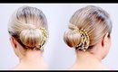 Super Cute & Easy Elegant Chignon Short Hairstyle | Milabu