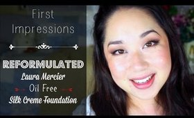 Laura Mercier Silk Crème Oil Free Photo Edition Foundation | First Impressions!