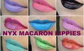 Review & Swatches: NYX Macaron Lippies