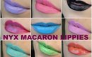 Review & Swatches: NYX Macaron Lippies