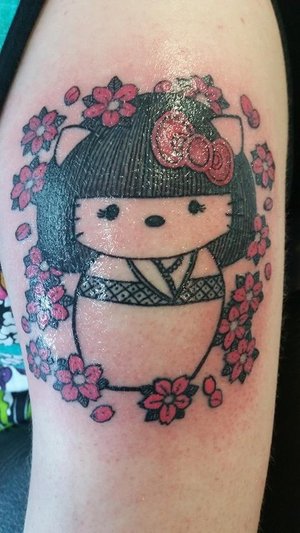 My hello kitty got done today!!! ^_^