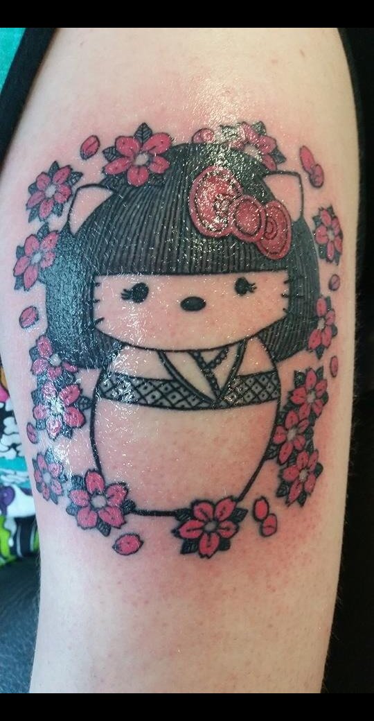 my hello kitty got done today!