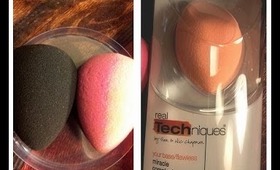 Real Techniques Miracle Complexion Sponge VS Beauty Blender ( review/ demo)