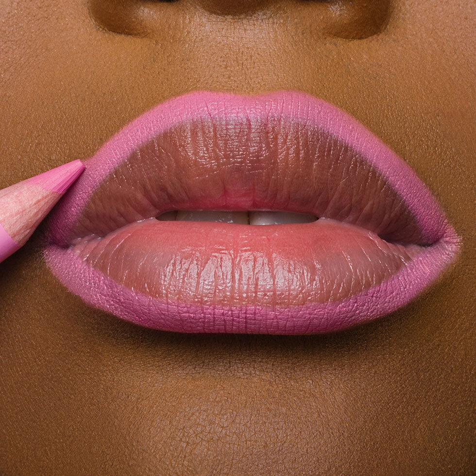 Model wearing Jeffree Star Cosmetics Velour Lip Liner in C*nt