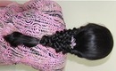 Prom/Bridal Braid hairstyle for long hair :: New Year's eve rope braid hair tutorial