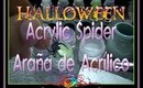 Acrylic Spider HALLOWEEN ~ Araña de Acrílico :::... ☆ Jennifer Perez of Mystic Nails ☆