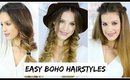 3 Easy Boho Hairstyles | Luxy Hair