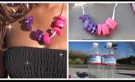 DIY Water Bottle Cap Necklace